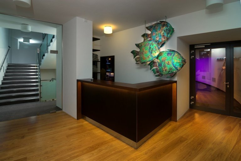 Recepce v hotelu Bedřiška, Špindlerův Mlýn