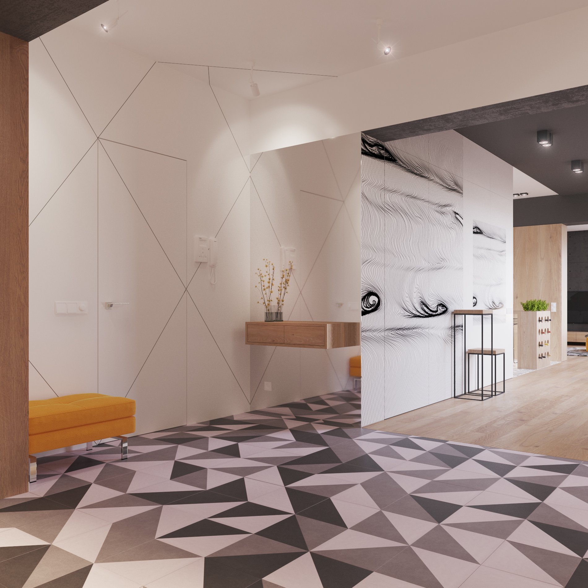 Interirér ve skandinávském stylu