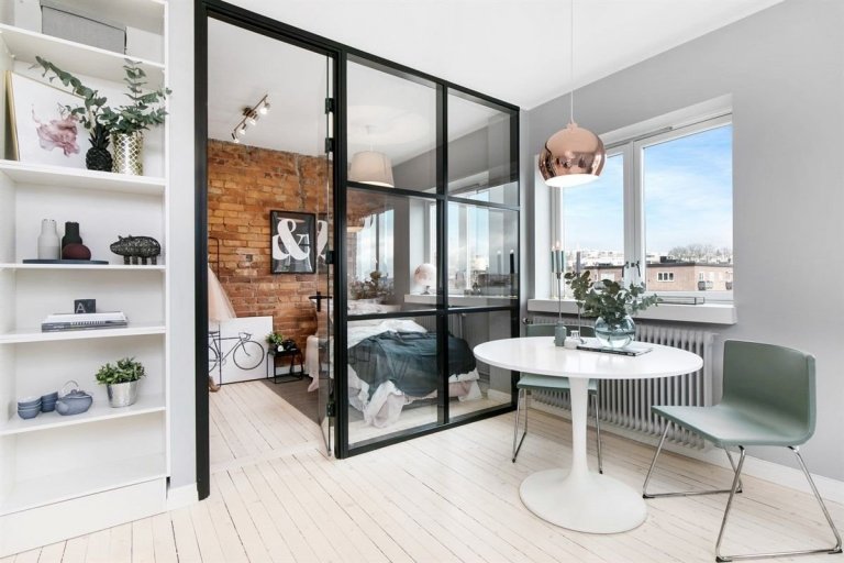 Skandinávský design na 40m2