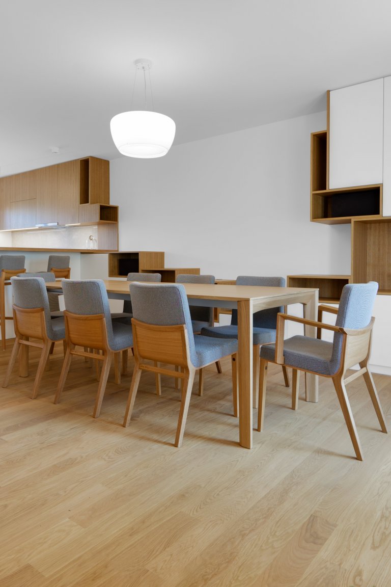 VILA KUNRATICE&nbsp; - EN

The family row house is located in a neighborhood nearby the city of Prague. The house has a typical floor plan, where the living…