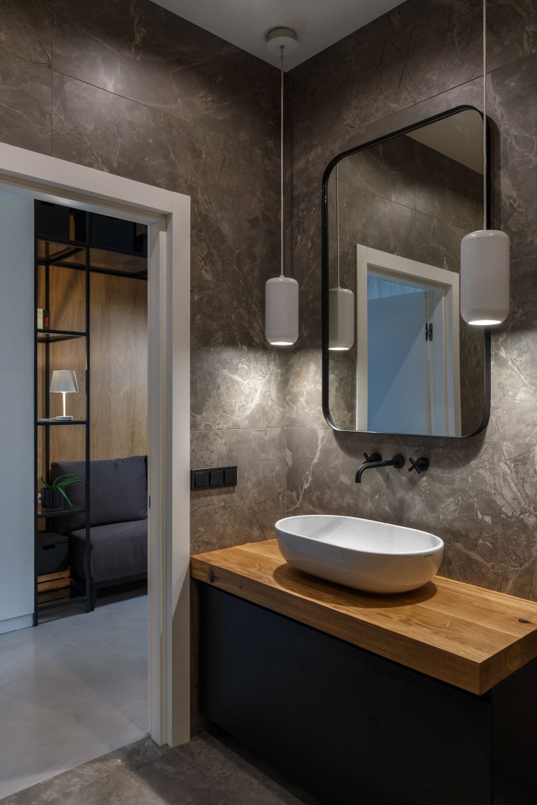 Beton a dřevo v interiéru jdou skvěle dohromady