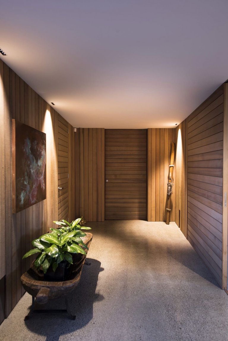 Po rekonstrukci vznikla moderní stodola obložená cedrem