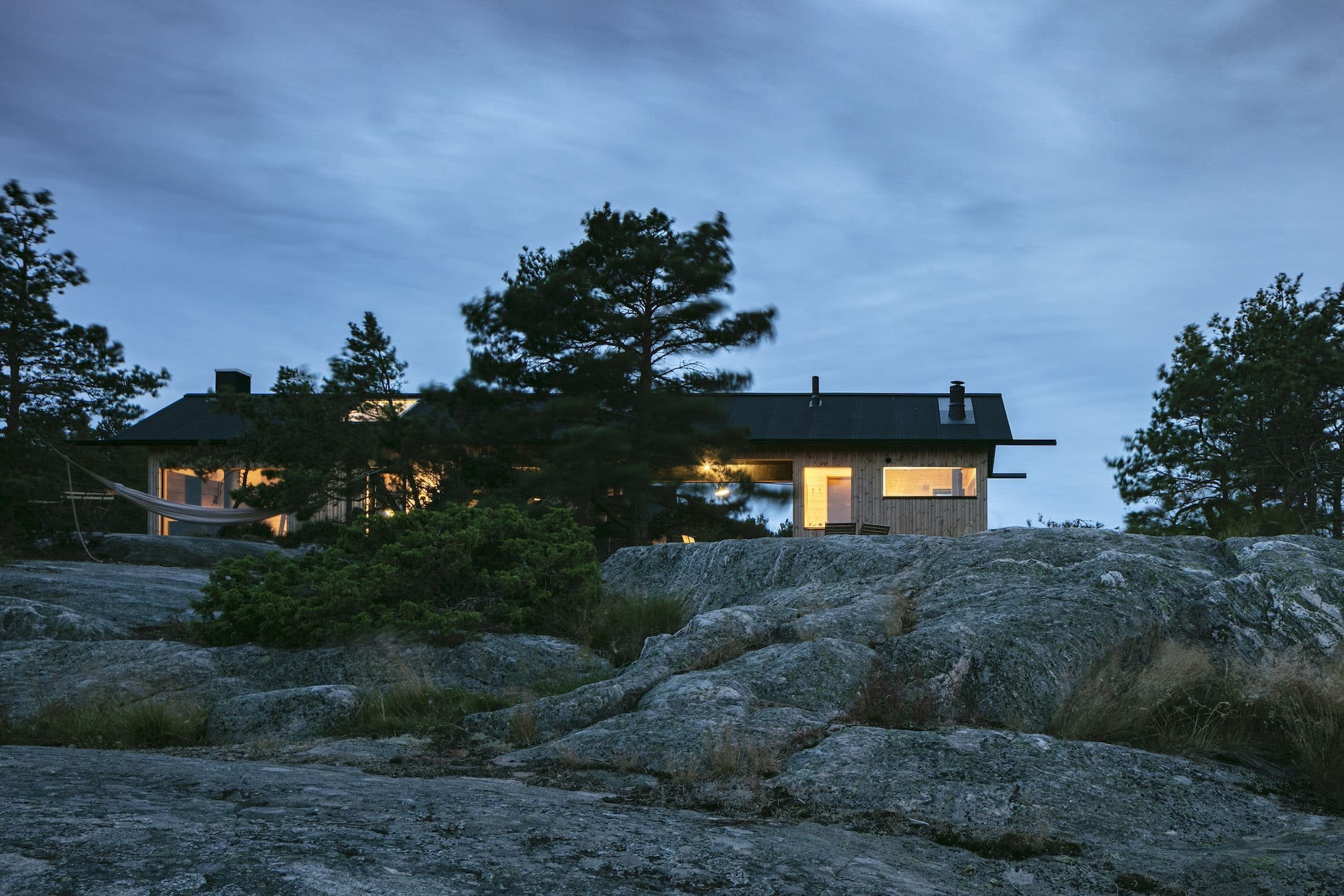 Soběstačné domy ve finském souostroví