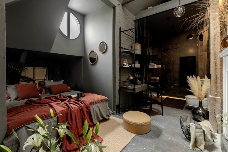 Z bývalé sušárny ve věži je kouzelný loft