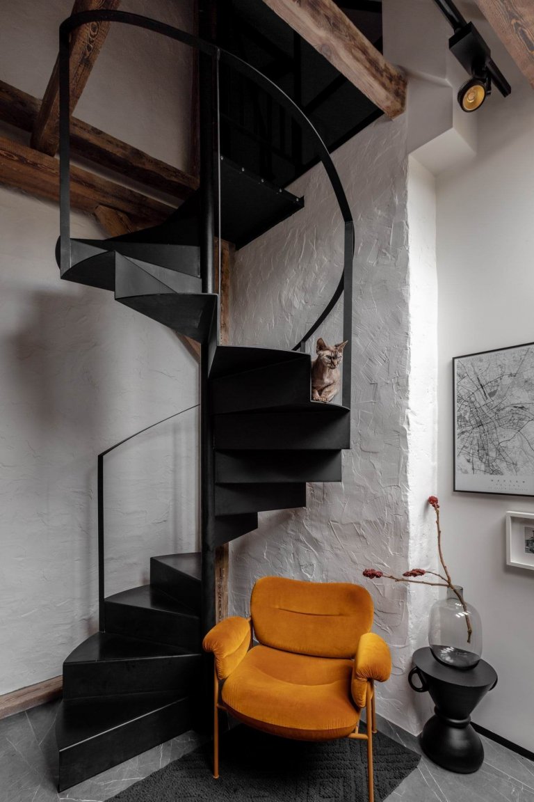 Z bývalé sušárny ve věži je kouzelný loft