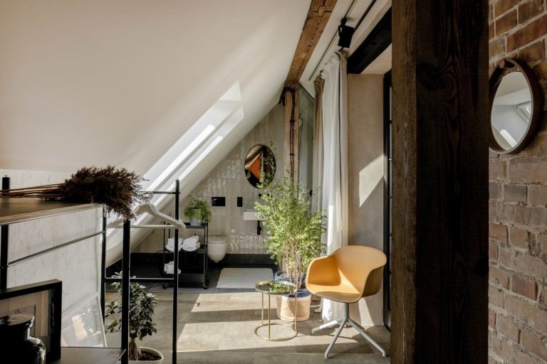 Z bývalé sušárny ve věži je kouzelný loft