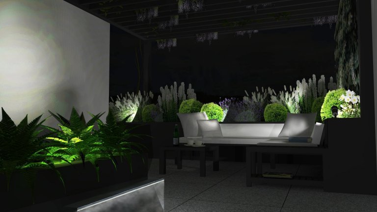 Základní myšlenkou návrhu je pojetí části terasy, která je ze tří stran obklopena bytem, jako átriového prostoru. Vzhledem k exponovanosti části terasy ze tří…