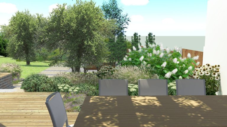 Zahrada v Podještí se nachází na maloměstě a majitelka si přála mít zahradu s pasážemi i hodně přírodními, což jí návrh zahrady splnil především v okolí tůňky.…