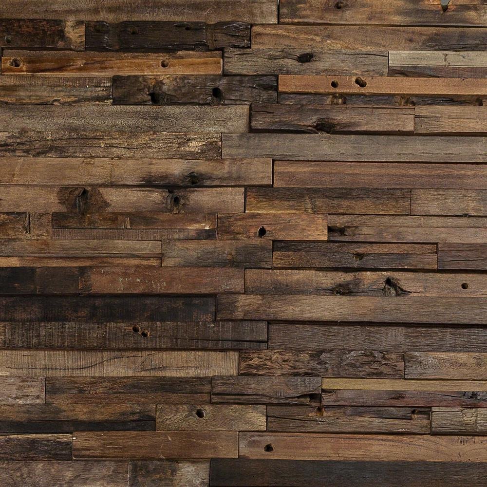 Dřevěná mozaika z lodních vraků - nové trendy v interiéru