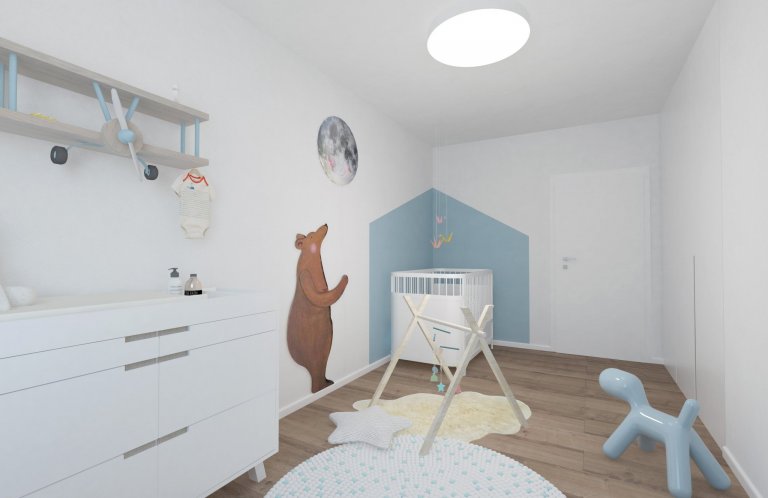 Jednoduchý dizajn nábytku je nosným prvkom tohto interiéru,aj napriek menšej podlahovej ploche priestor pôsobí veľmi vzdušne. Svetlosť priestoru umocňuje…