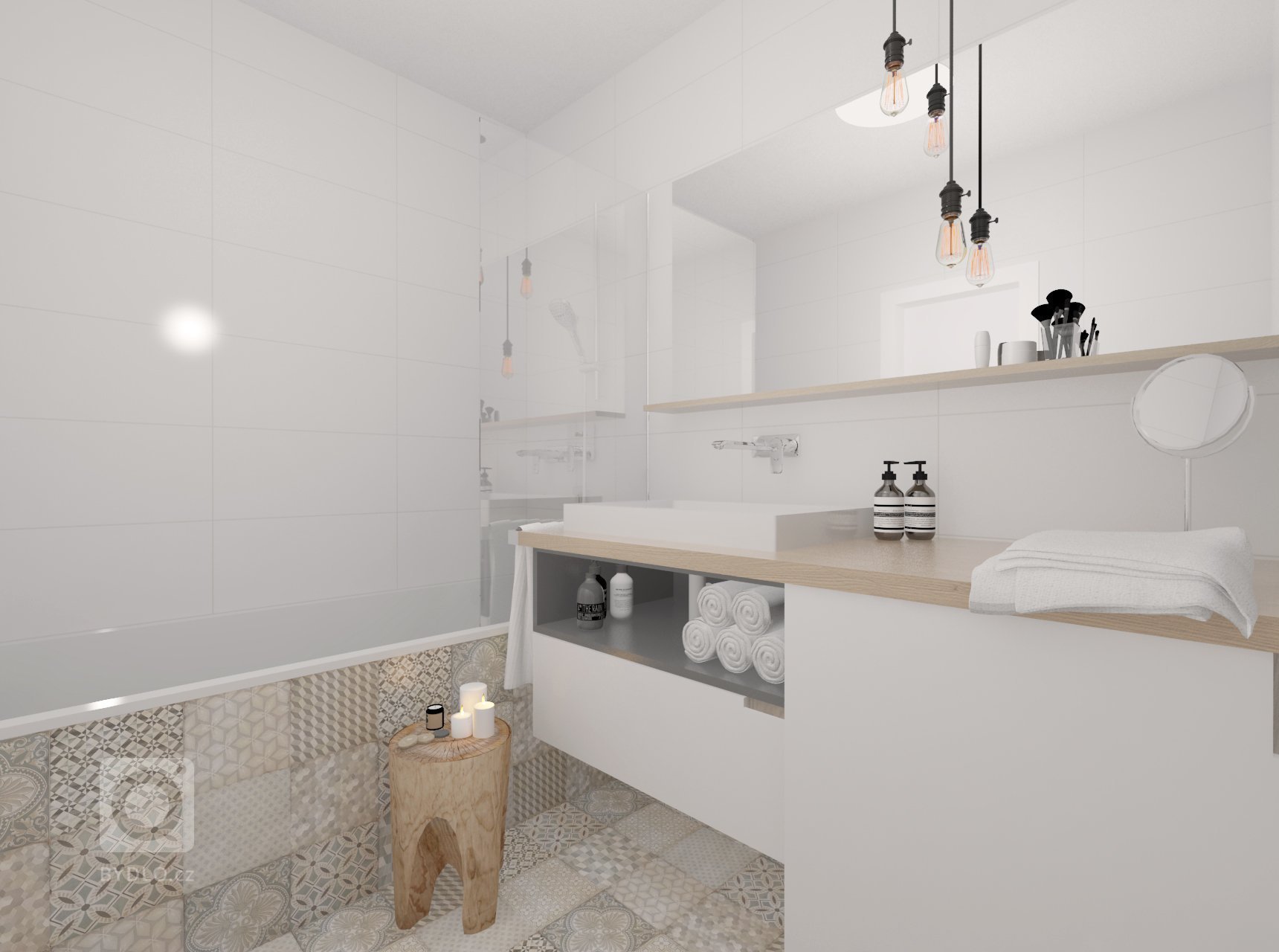 Jednoduchý dizajn nábytku je nosným prvkom tohto interiéru,aj napriek menšej podlahovej ploche priestor pôsobí veľmi vzdušne. Svetlosť priestoru umocňuje…