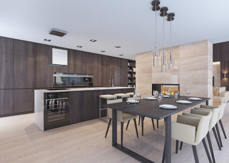 Návrh interiéru dvoupodlažního domu, kde jsou použity exkluzivní materiály s vysokou kvalitou. Interiéry jsou řešeny velkoryse, obzvláště hlavní denní prostor…