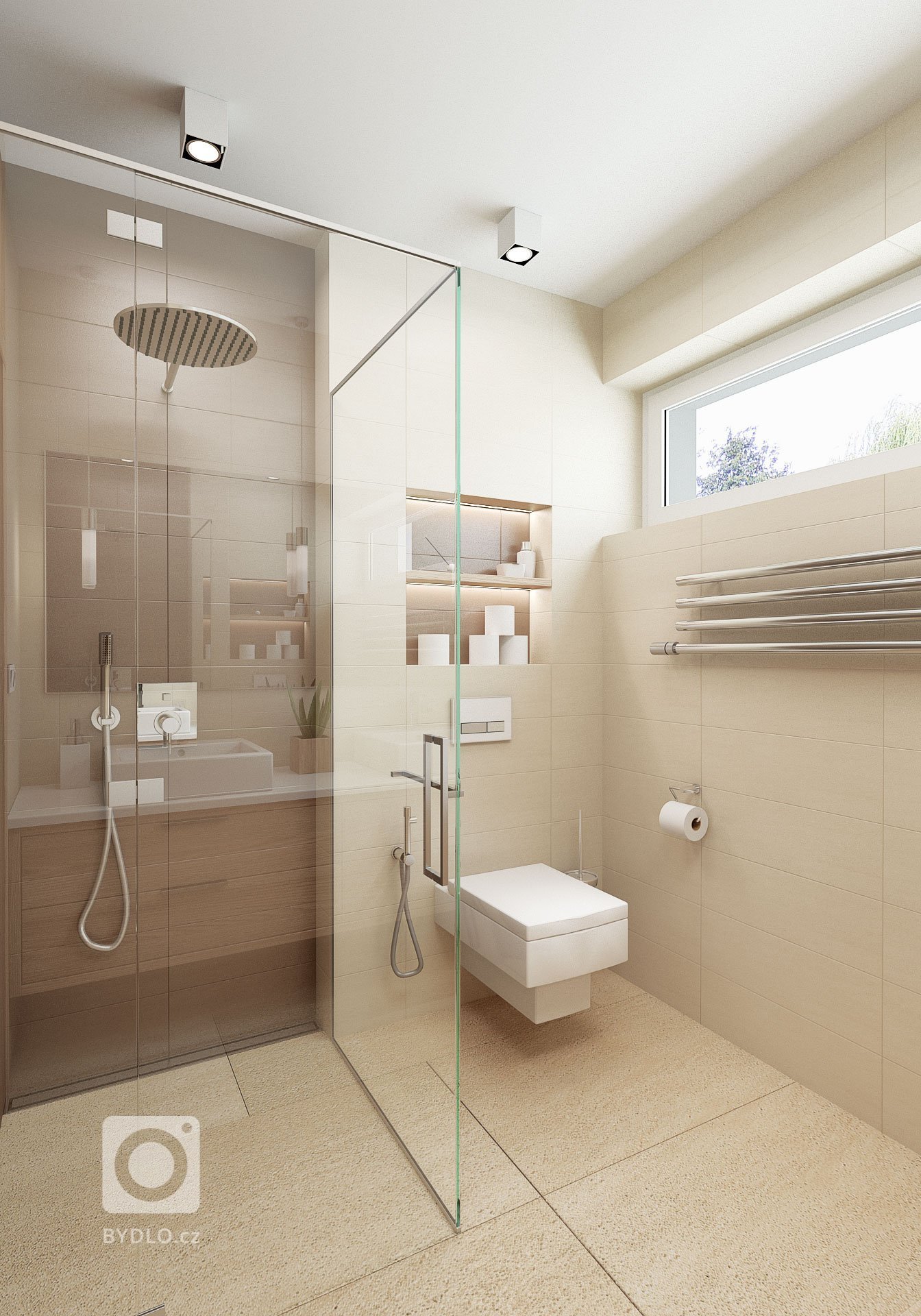 Návrh interiéru a&nbsp;exteriéru rodinného domu. Řešené místnosti: zádveří, chodba, d dvě koupelny na&nbsp;1NP, schodiště, kuchyně, obývací pokoj, dětská herna…