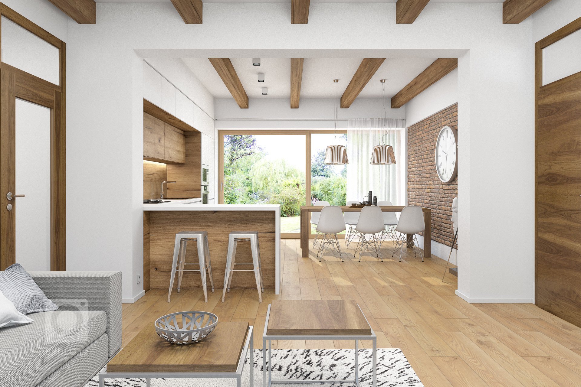 Kompletní rekonstrukce staršího rodinného domu na nový a moderní domov s&nbsp;přiznanými původními prvky. V&nbsp;návrhu došlo k&nbsp;razantní změně původní…