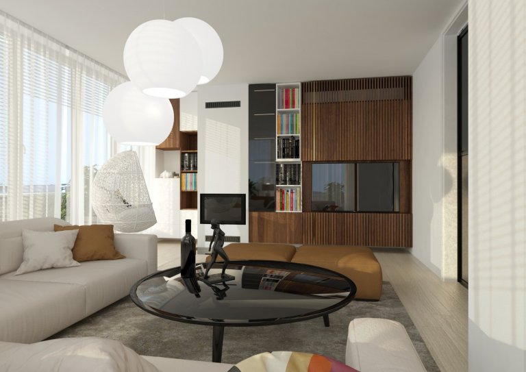 Luxusný interiérový dizajn bytu Slanec Bratislava