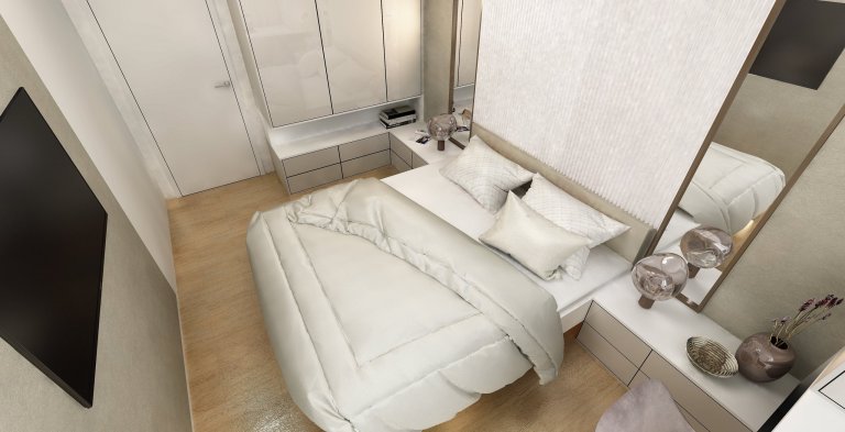 Byt v nejvyšším patře nového bytového domu nabízí&nbsp;krásné výhledy na Brno. Celý interiér je v jemných, &nbsp;přírodních tónech, Dispozice 3kk je téměř…