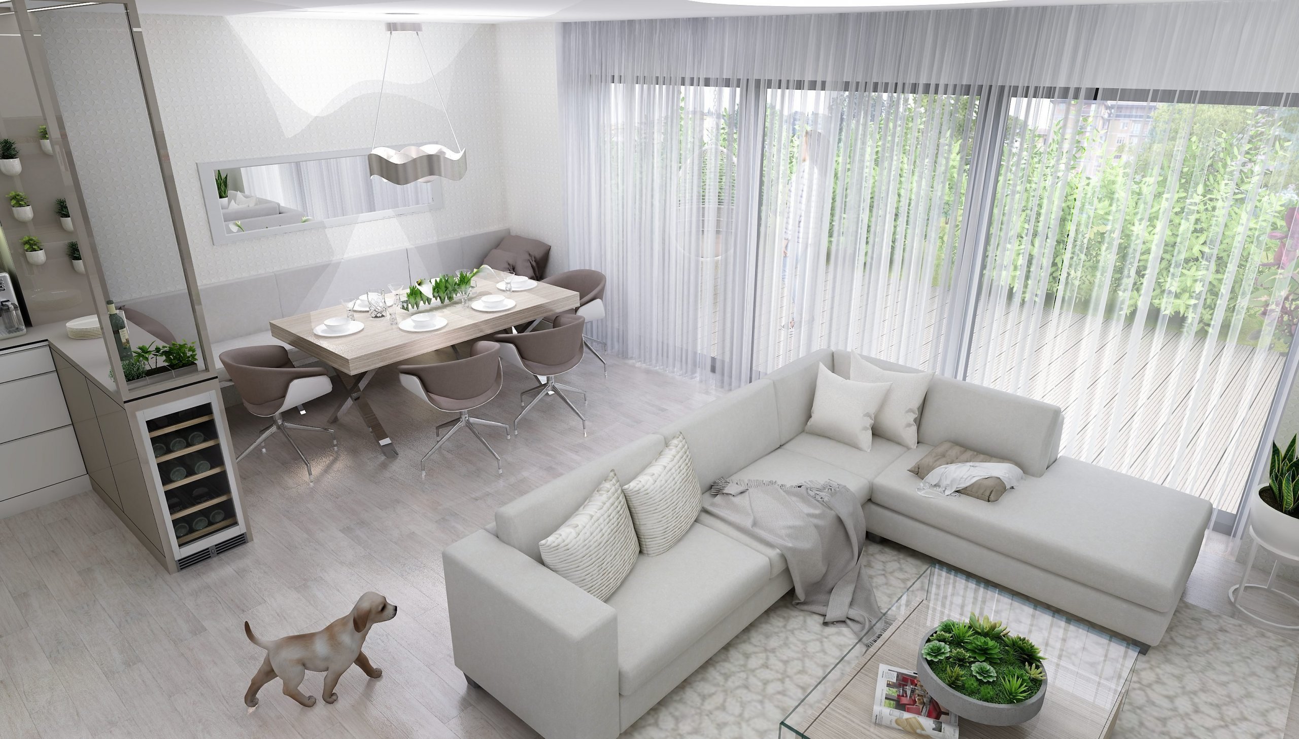 Majitelé si přáli světlý design v „hotelovém“ stylu. Tzn. komfortní, příjemné a relaxační prostředí k dobití baterek po náročné práci. Celý…