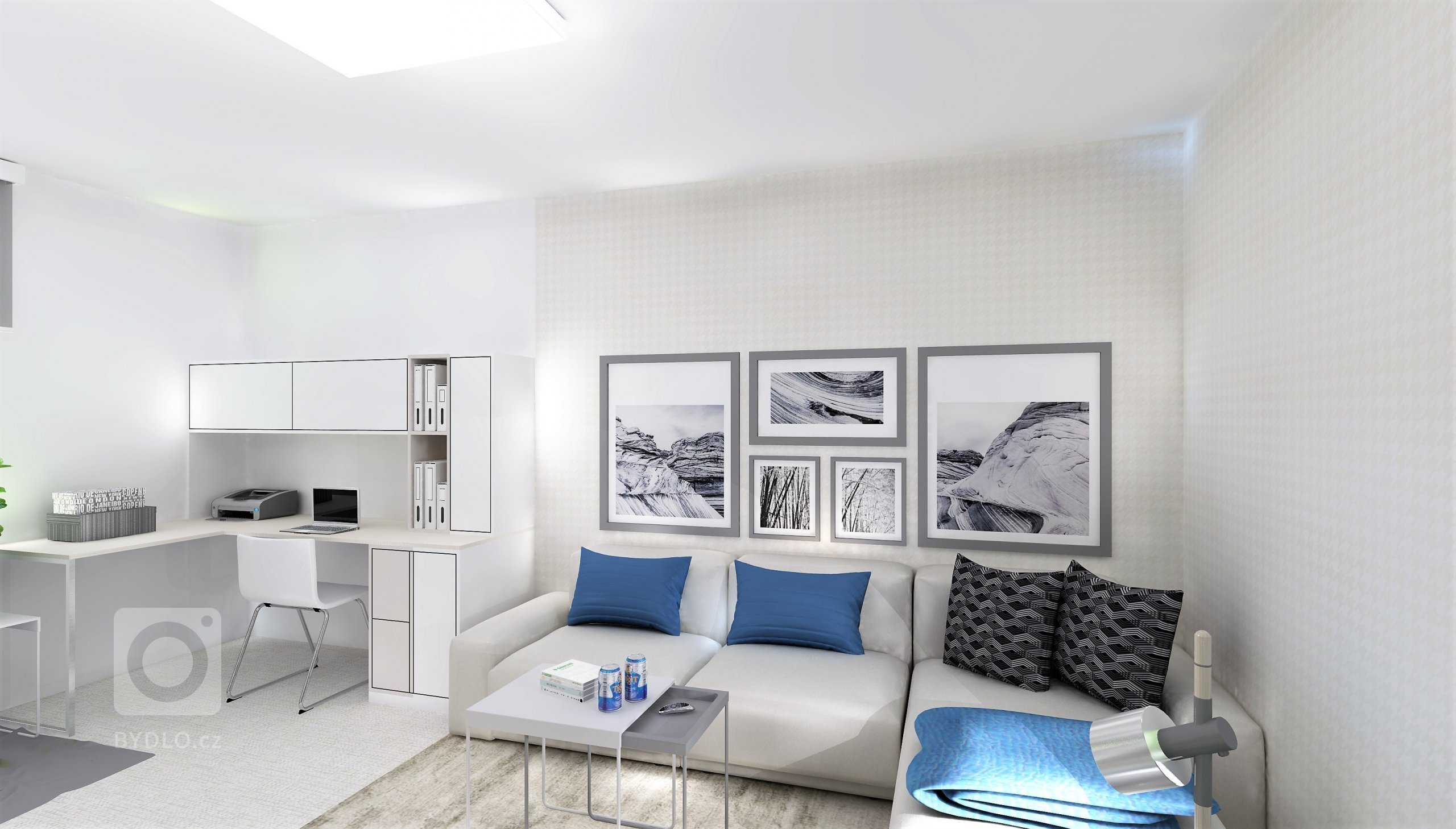 Bývalý vejminek, tedy malý přístavek&nbsp;v&nbsp;těsné blízkosti &bdquo;velkého&ldquo; rodinného domku, jsem proměnila na funkční single bydlení pro muže v…