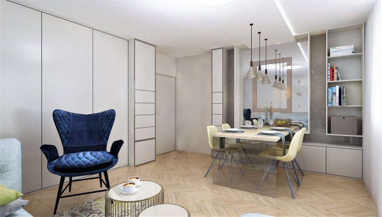 V malém 3+1 dopřála maminka dvou starších teenagerů každému z nich vlastní pokoj a obývací pokoj tak musí být multifunkční - &nbsp;slouží zároveň jako jídelna,…