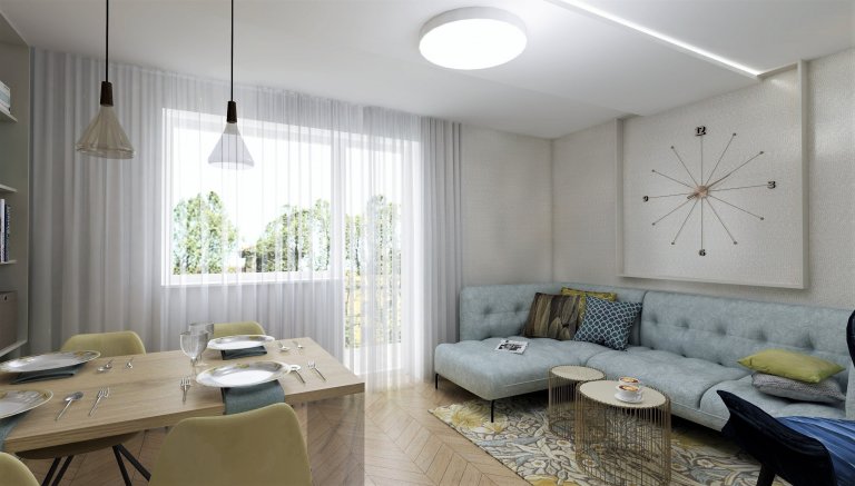 V malém 3+1 dopřála maminka dvou starších teenagerů každému z nich vlastní pokoj a obývací pokoj tak musí být multifunkční - &nbsp;slouží zároveň jako jídelna,…