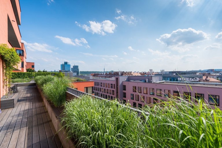 Bydlení se zahradou na střeše