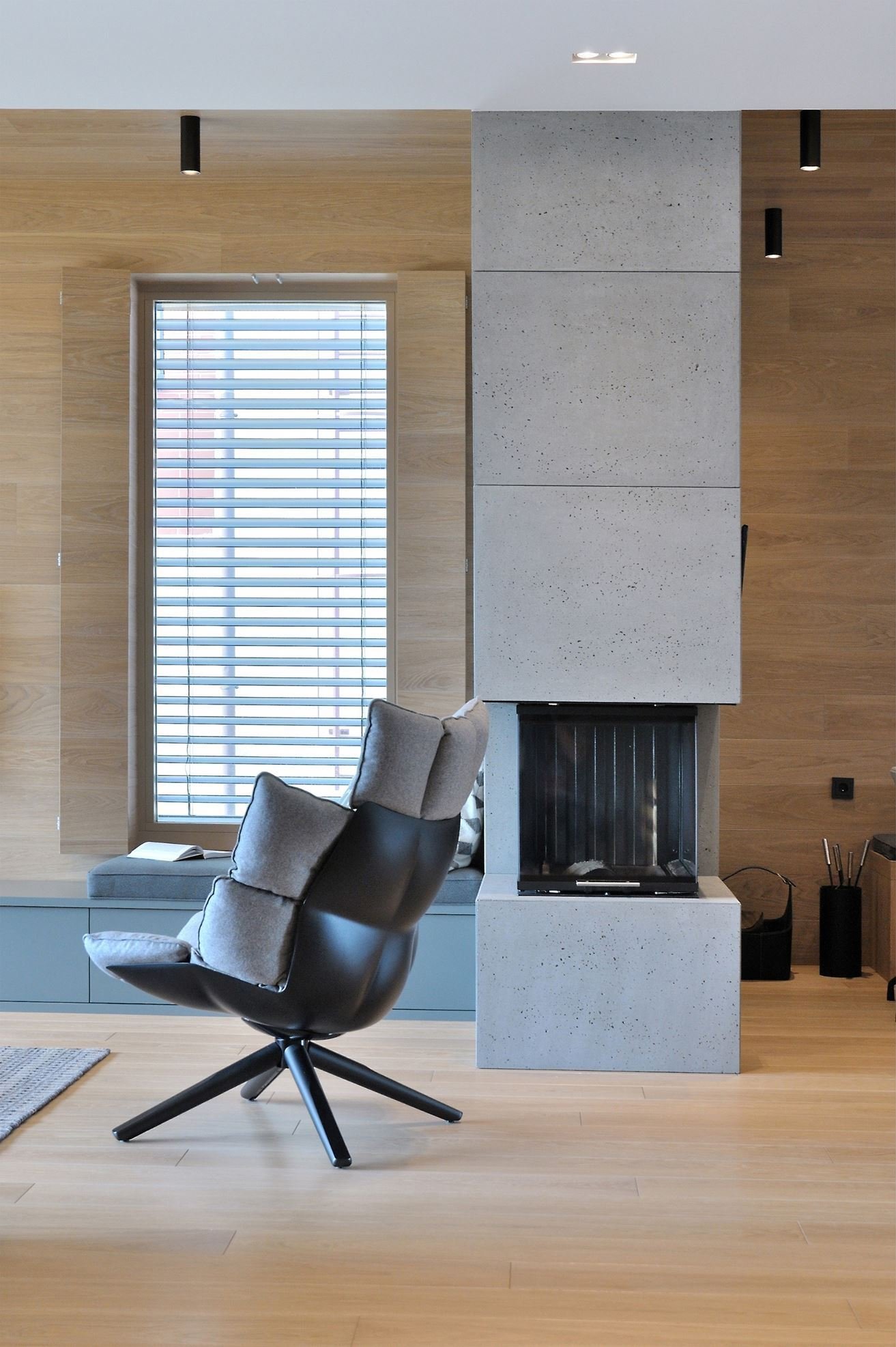 Dialog dřeva s betonem