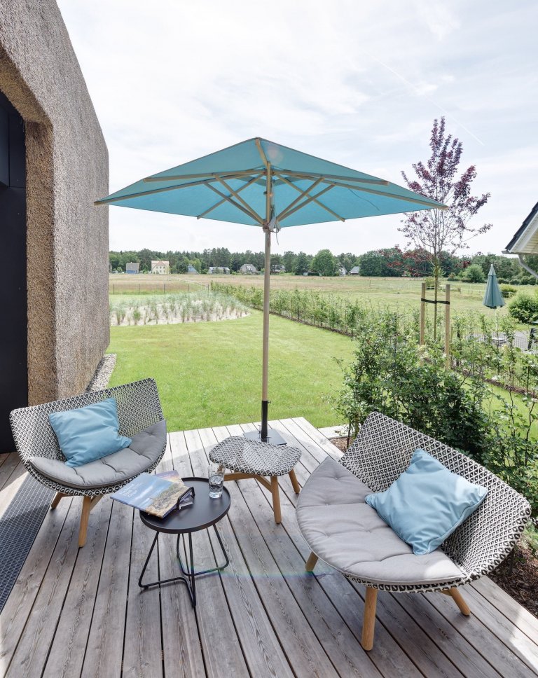 Dům s rákosovou fasádou