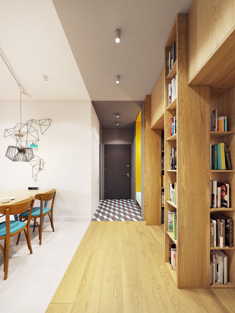 Funky moderní interiér s přírodními akcenty