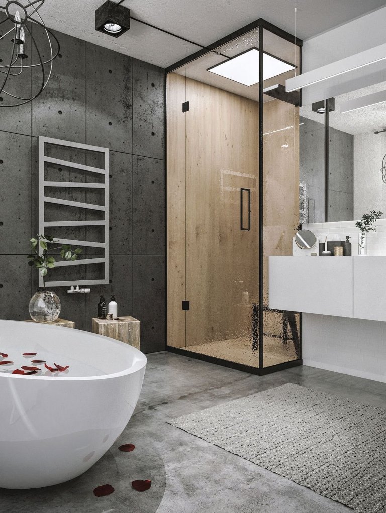 Industriální styl se špetkou luxusu