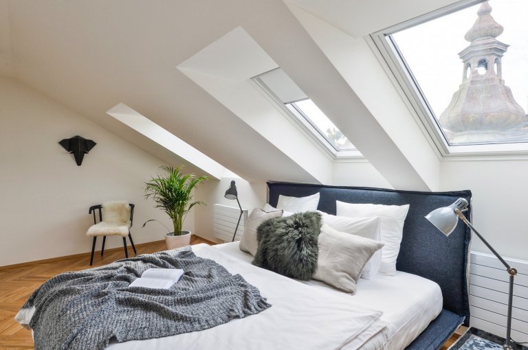 Romantické ubytování ve věži