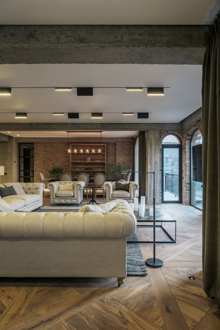 Rustikální stylový apartmán