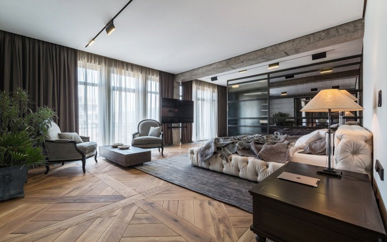 Rustikální stylový apartmán