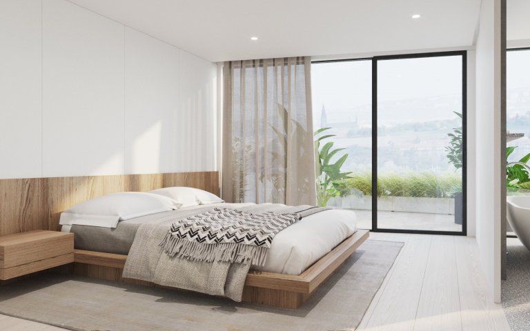 Nové bydlení pro našeho klienta se nachází v novém rezidenčním projektu na pravém břehu Vltavy. Nejvyšší podlaží penthousu je lemováno střešními terasami s…