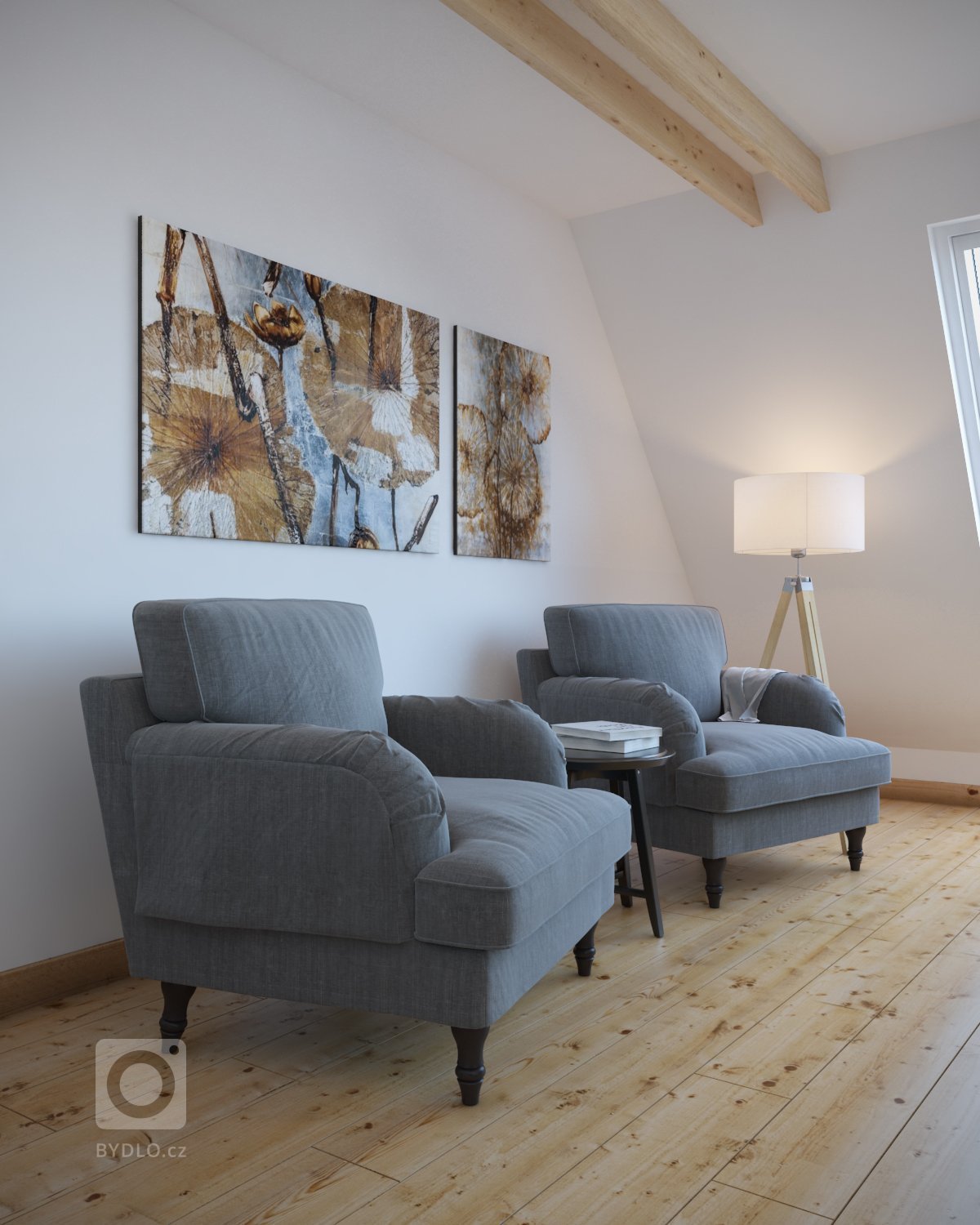 V projekte som vypracoval 3D vizualizácie pre štúdio DEZIRE INTERIORS s.r.o., ktoré riešilo návrh interiéru. Projekt sme začali vizualizovaním vstupnej chodby…