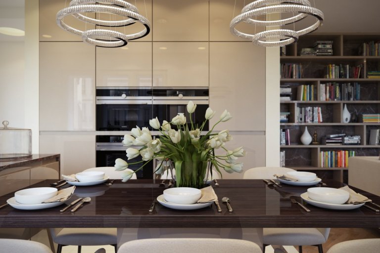 Návrh a vizualizácie luxusného bytu v Prahe. Projekt bol rozdelený do dvoch častí. V prvej časti som vypracoval vizualizácie pre obývaciu izbu spojenú s…