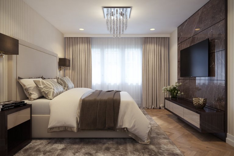 Návrh a vizualizácie luxusného bytu v Prahe. Projekt bol rozdelený do dvoch častí. V prvej časti som vypracoval vizualizácie pre obývaciu izbu spojenú s…