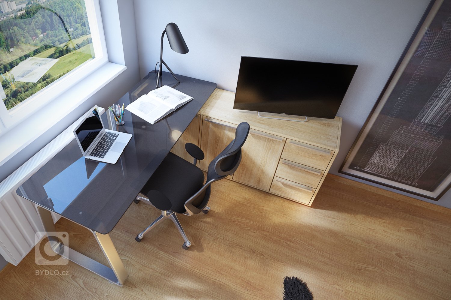 Projekt hosťovského bytu v Banskej Bystrici, kde som vypracoval vizualizácie pre štúdio ZUWE s.r.o., ktoré riešilo návrh bytu. Projekt sme začali riešiť…