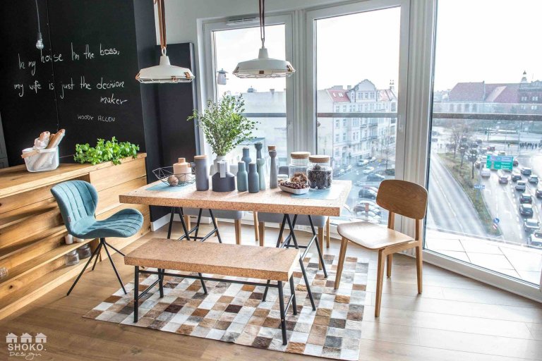 Byt ve skandinávském stylu  s panoramatickými okny