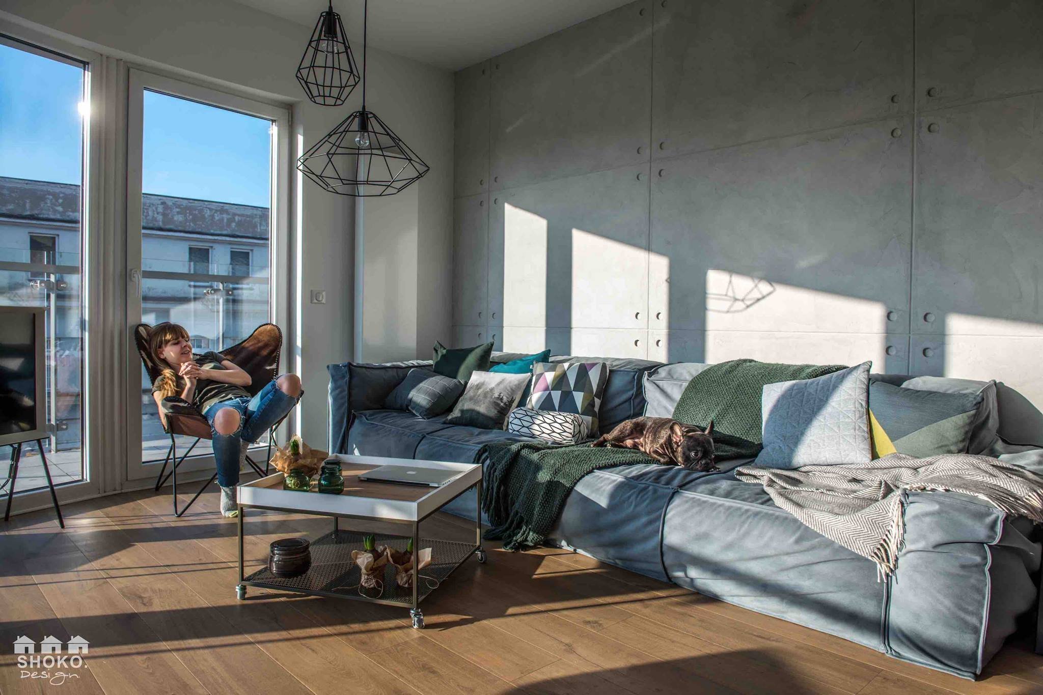 Byt ve skandinávském stylu  s panoramatickými okny