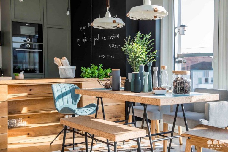 Byt ve skandinávském stylu  s panoramatickými okny