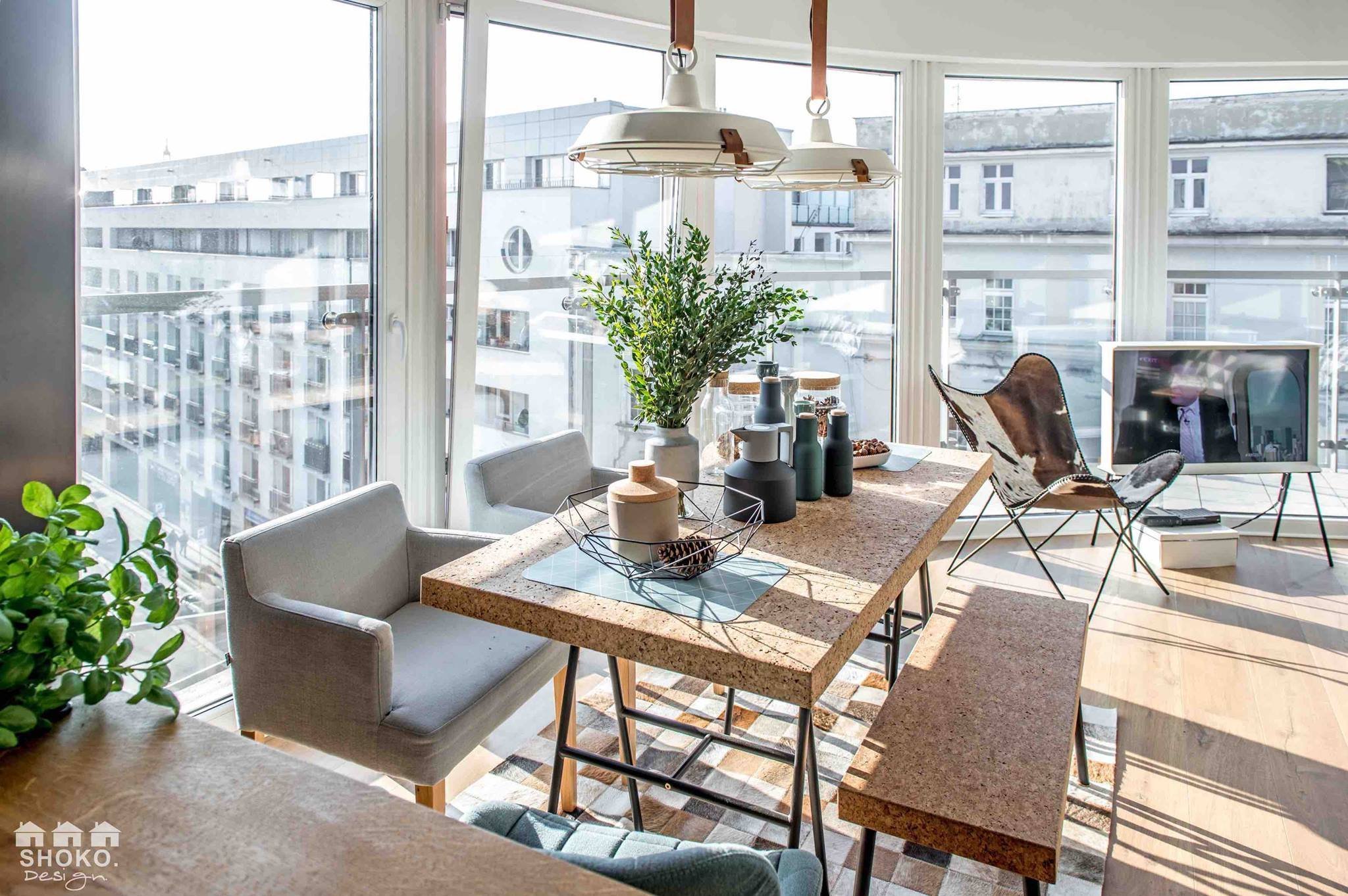 Byt ve skandinávském stylu  s panoramatickými okny