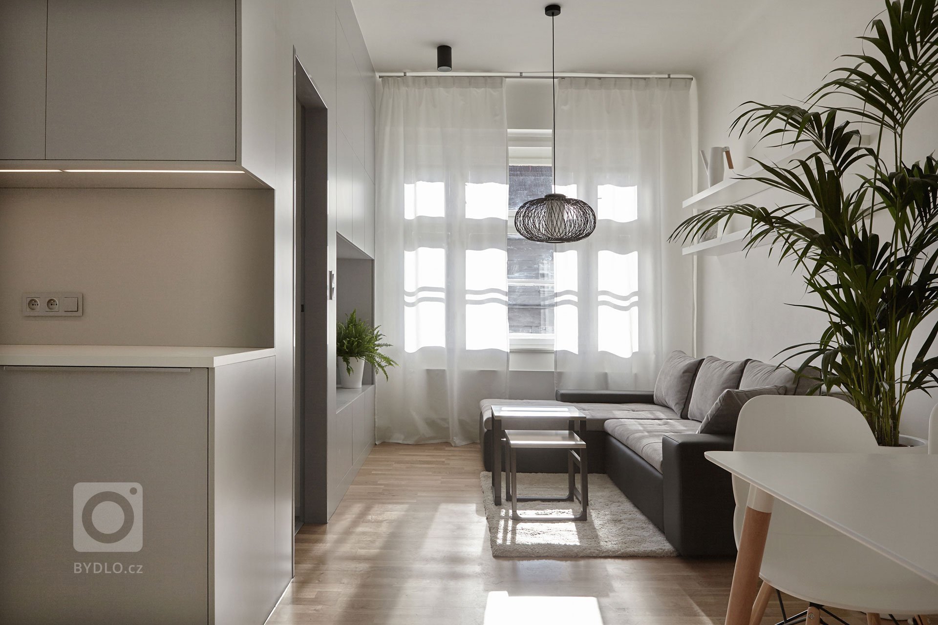 Interiér Vršovická - obývací pokoj