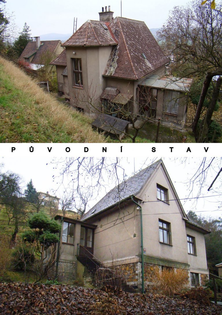 Rodinný dům Všenory - původní stav