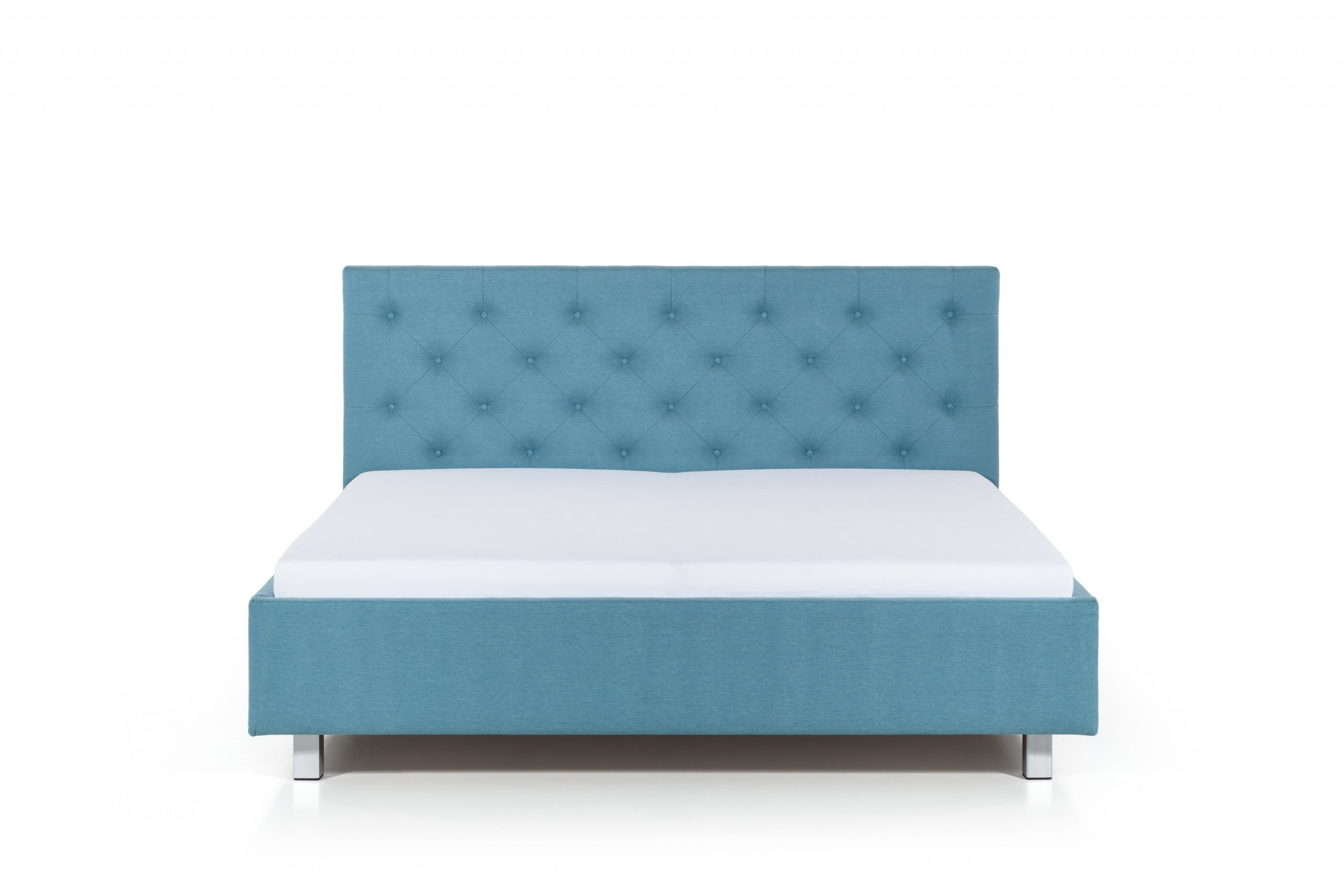 Čalouněná postel s čelem ozdobeným čalounickými vtahy s knoflíky

- stabilní pevná konstrukce
- pohodlná výška pro vstávání 45 cm
- nastavení úrovně výšky…