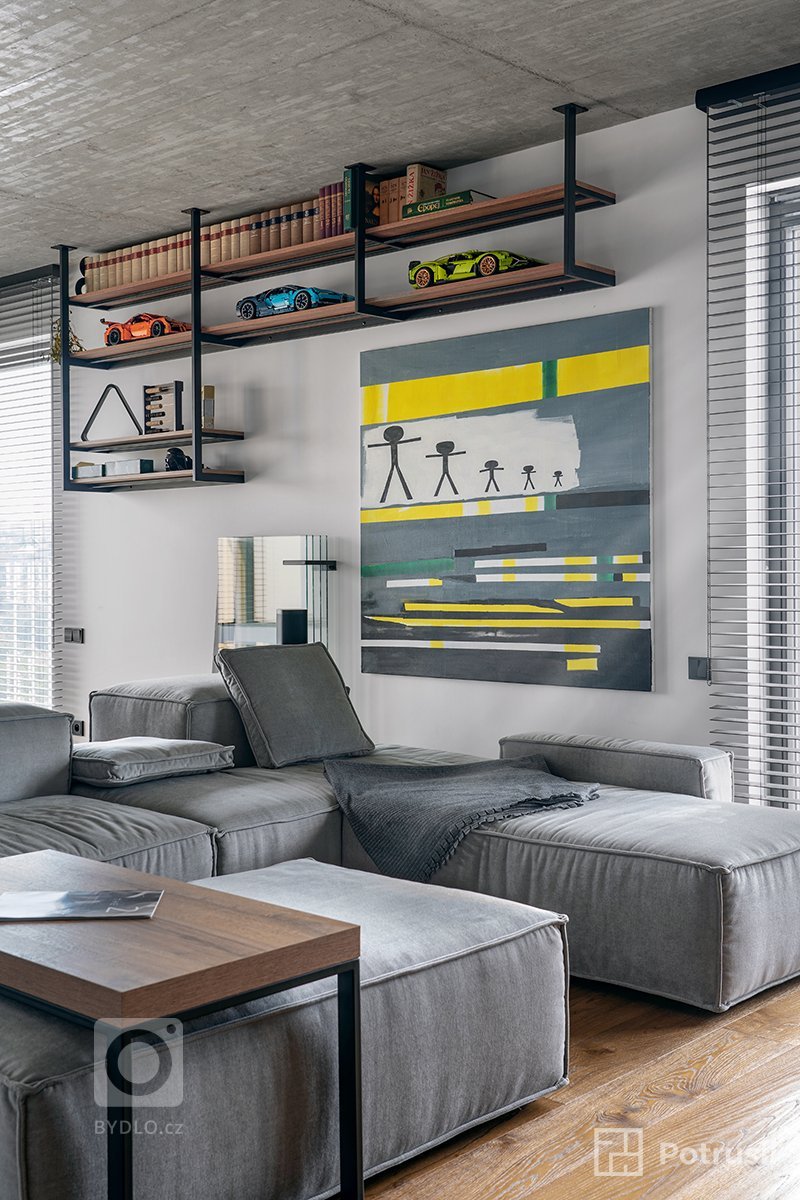 Další povedený interiér dokončila Markéta z našeho interiérového studia v Praze.

Zadání bylo navrhnout moderní pánský interiér s použitím kovových konstrukcí…