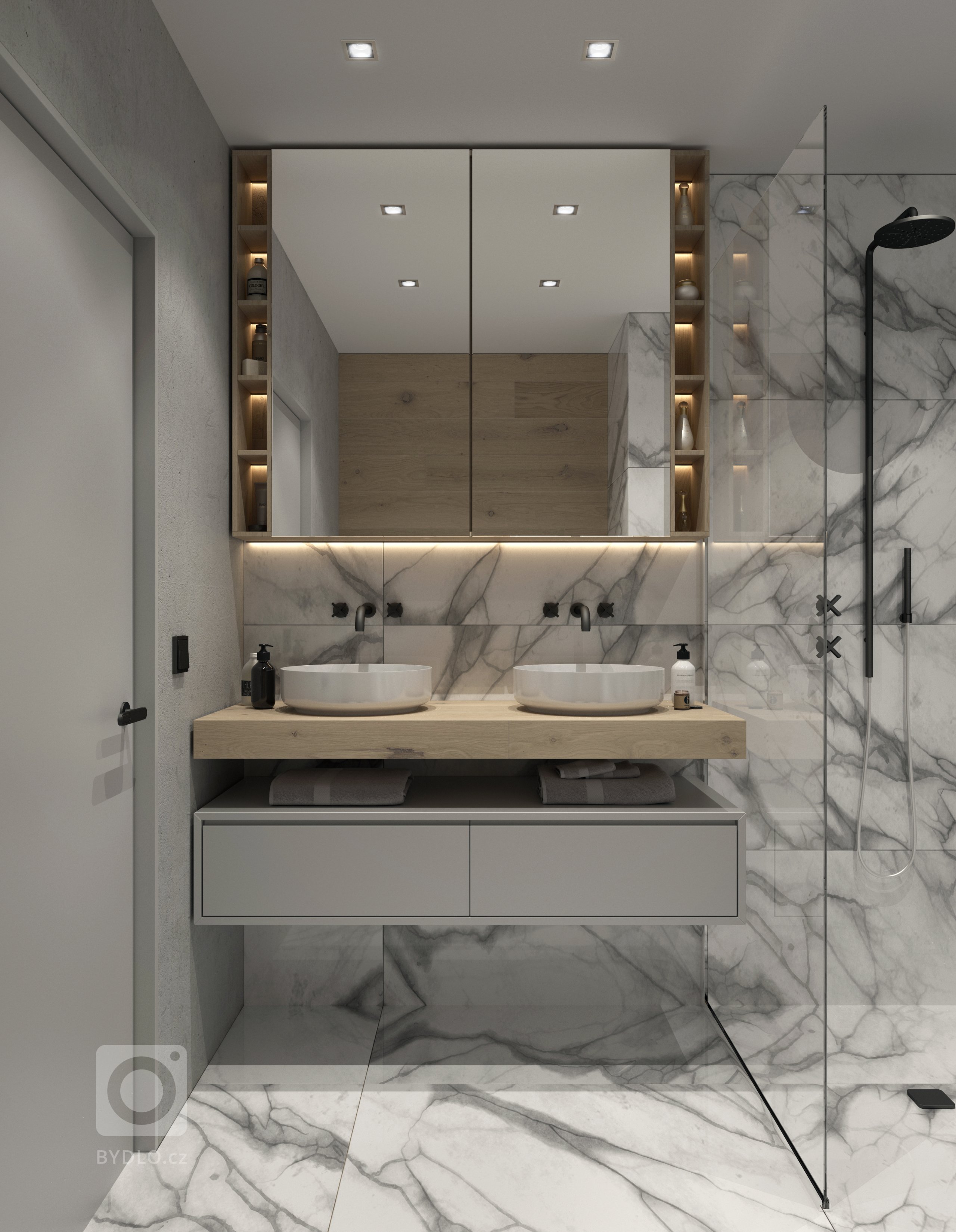 Kompletní návrh rekonstrukce apartmánu pro klientku, která žije většinu času v přírodě a do Prahy jezdí na schůzky.&nbsp;

Její potřeby sjednotit obývací,…
