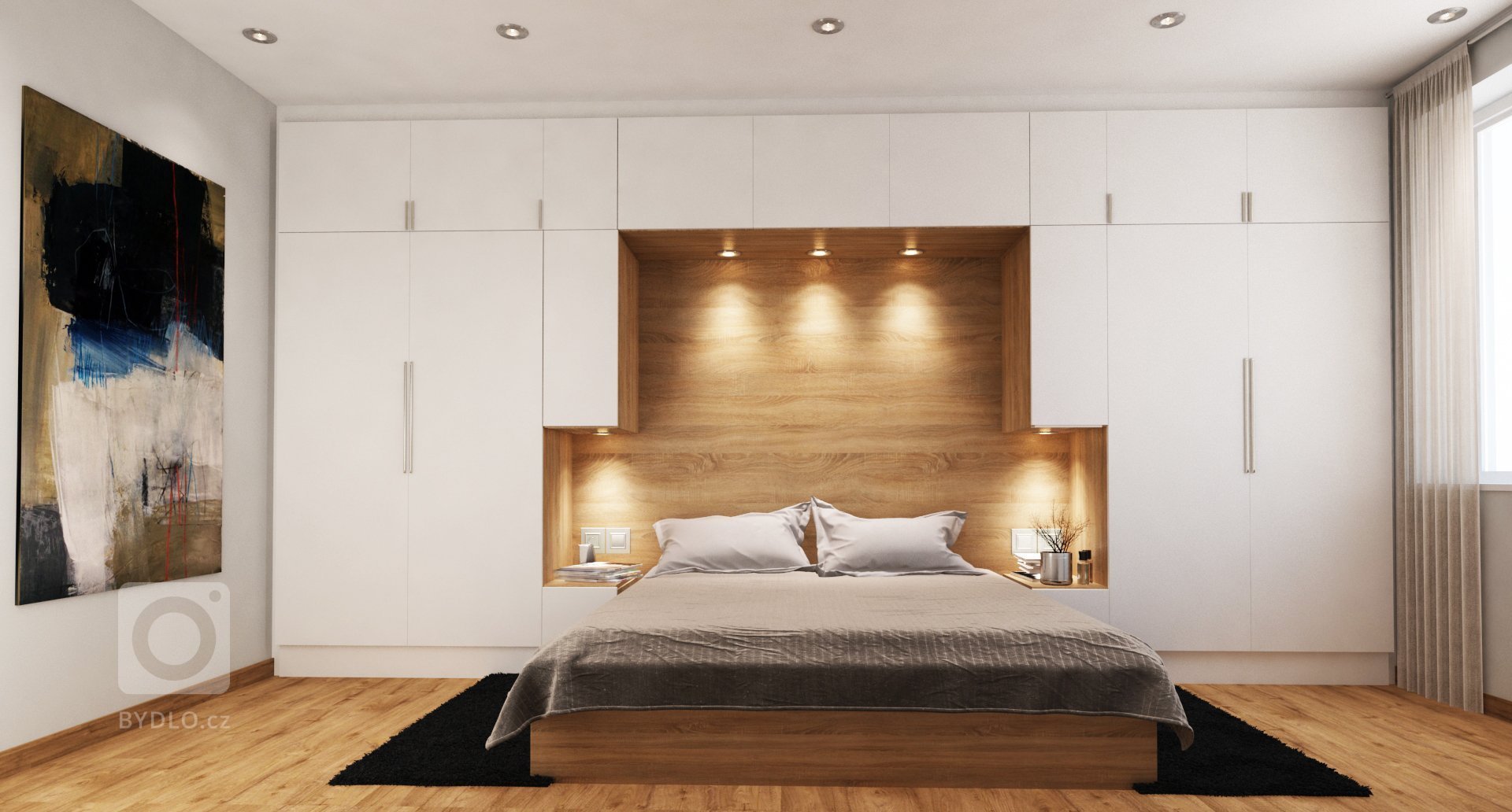 Ložnice s úložnými prostory&nbsp;
