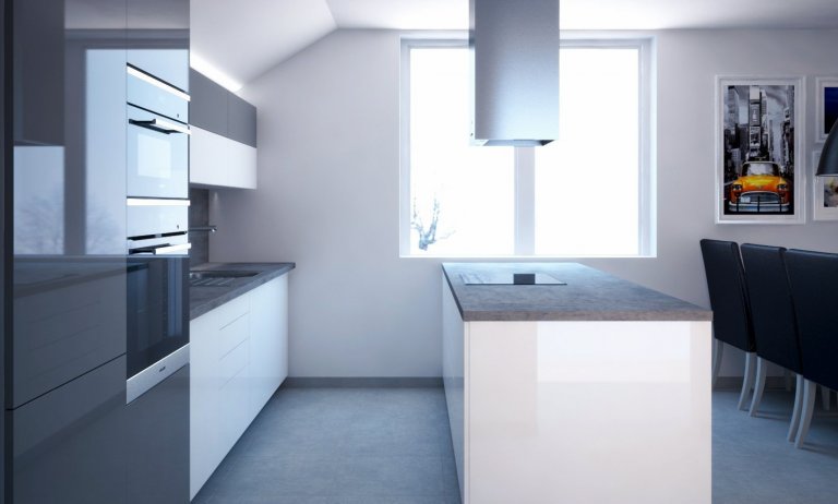 Dvougenerační rodinný dům plný malých cimer jsme proměnili ve velkorysý společenský prostor spojený s kuchyní a vsazenou jídelnou. Po důkladné konzaltaci s…