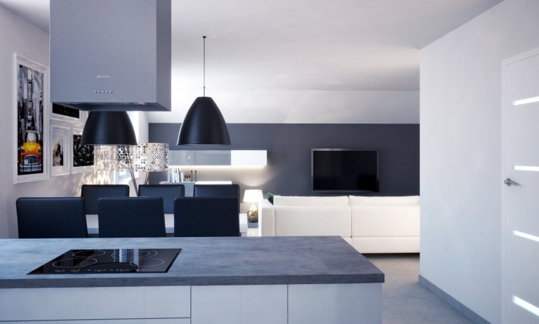 Dvougenerační rodinný dům plný malých cimer jsme proměnili ve velkorysý společenský prostor spojený s kuchyní a vsazenou jídelnou. Po důkladné konzaltaci s…