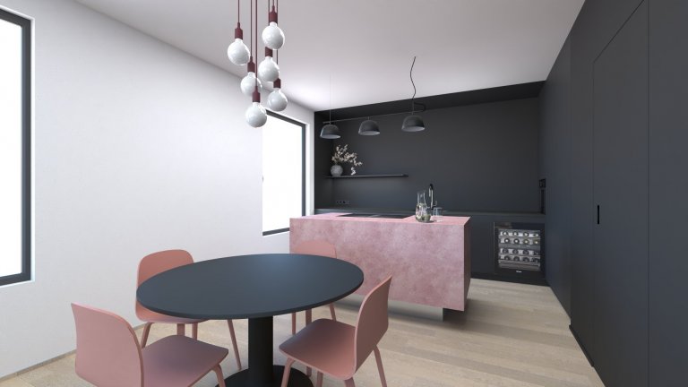 Living pro mladou rodinu

Koncept návrhu staví na 3 pilířích. Barevnost, černý design s blue navy nebo cherry blossom pink akcenty, je dominantou návrhu. Dále…